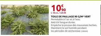 Rural Master Toile de paillage 90 g/m2 vert offre