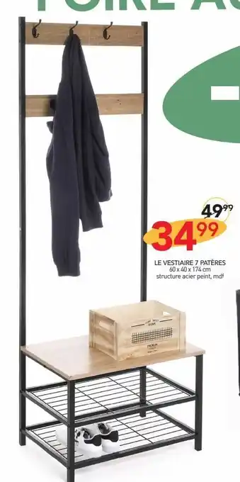 Stokomani Le vestiaire 7 pateres offre