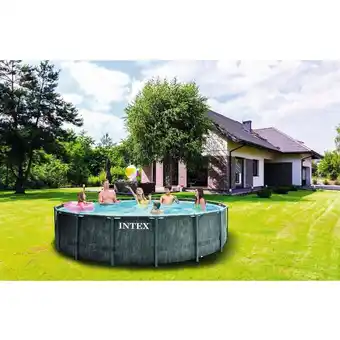 Piscine tubulaire ronde metal frame