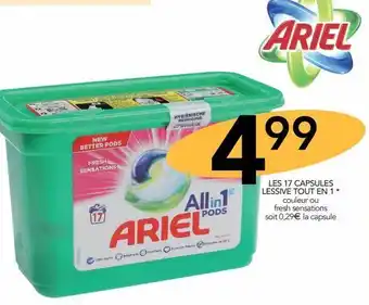 Stokomani Les 17 capsules lessive tout en 1 offre