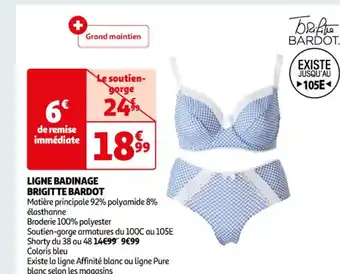 Auchan Ligne badinage brigitte bardot offre