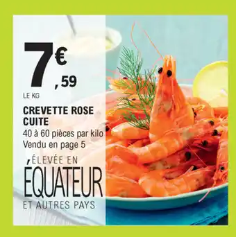 E.Leclerc Crevette rose cuite offre