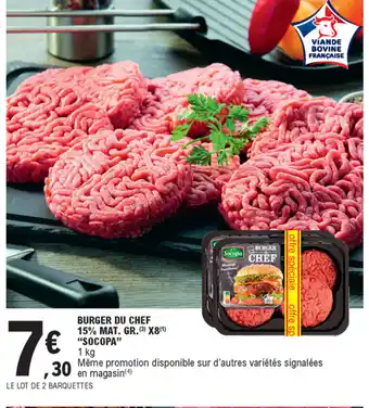 E.Leclerc Burger du chef 15% mat. gr. offre