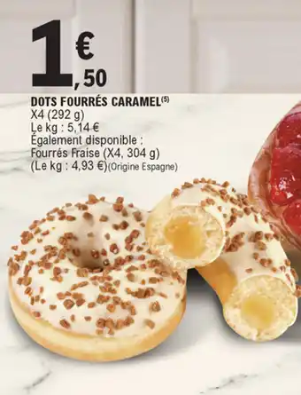E.Leclerc Dots fourrés caramel offre