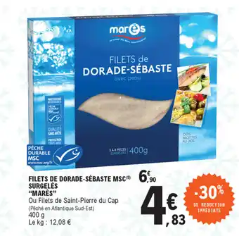 E.Leclerc Filets de dorade-sébaste msc offre