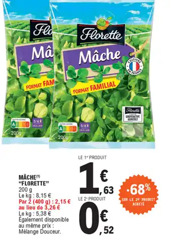 E.Leclerc Mâche florette offre