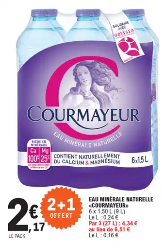 E.Leclerc Eau minérale naturelle offre