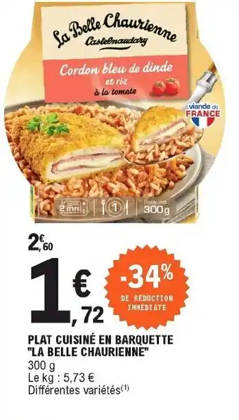 E.Leclerc Plat cuisiné en barquette offre
