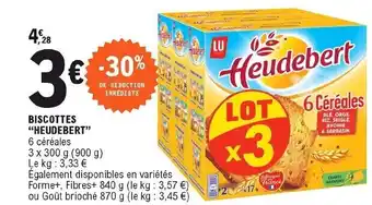 E.Leclerc Biscottes heudebert offre
