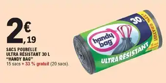 E.Leclerc Sacs poubelle ultra résistant 30L offre