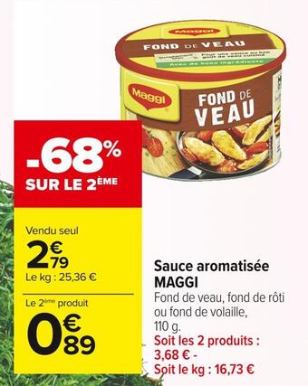 Carrefour Market Maggi sauce aromatisée offre