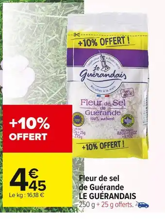 Carrefour Market Le guérandais fleur de sel de guérande offre