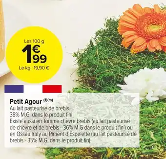 Carrefour Market Petit agour offre