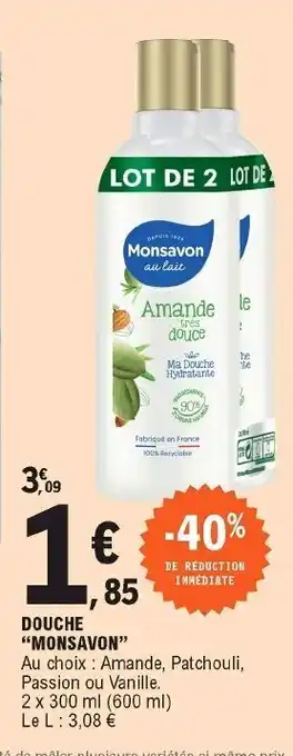 E.Leclerc Douche monsavon offre