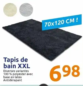 Tapis de bain XXL