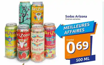 Action Sodas arizona offre