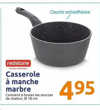Action Casserole à manche marbre offre