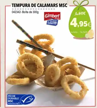 Gel 2000 Tempura De Calamars MSC offre