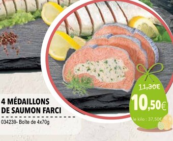 Gel 2000 4 Médaillons De Saumon Farci offre