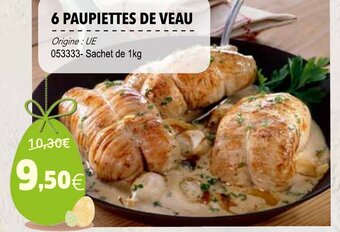 Gel 2000 6 Paupiettes De Veau offre