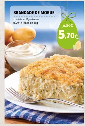 Gel 2000 Brandade De Morue offre