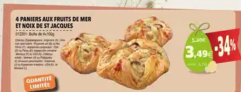 Gel 2000 4 Paniers Aux Fruits De Mer Et Noix De St Jacques offre