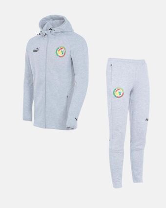Footkorner Survêtement d'entrainement sénégal 2022 - gris 1 couleur offre