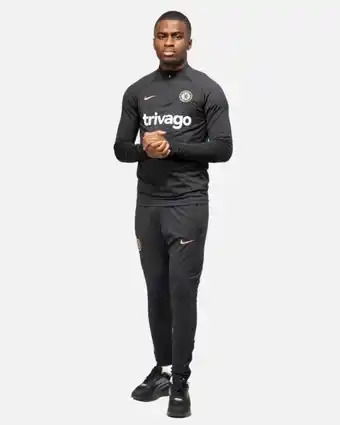 Survêtement d'entrainement chelsea 2022/2023 - noir/doré 1 couleur