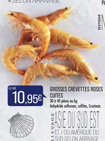 Match Grosses crevettes Roses Cuites offre
