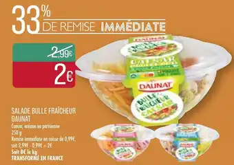 Match Salade Bulle Fraîcheur Daunat offre