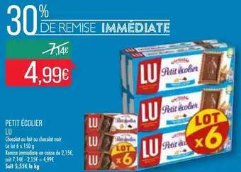 Match Petit écolier LU offre