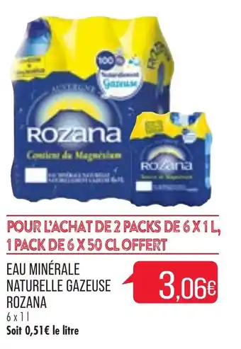 Match Eau minérale Naturelle Gazeuse offre