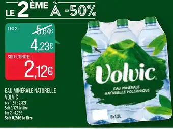 Match Eau minérale naturelle Volvic offre