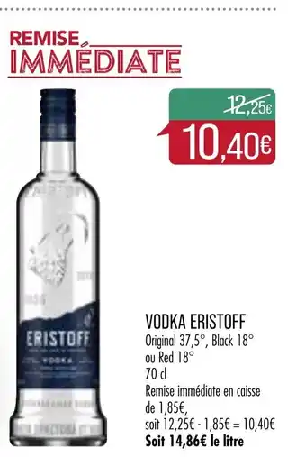 Match Vodka Eristoff offre