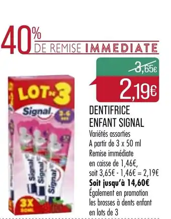Dentifrice Enfant Signal