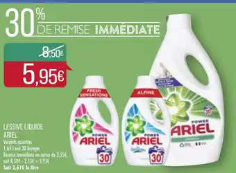 Match Lessive Liquide Ariel offre