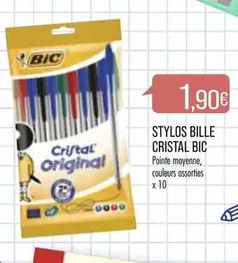 Match Stylos Bille Cristal Bic offre