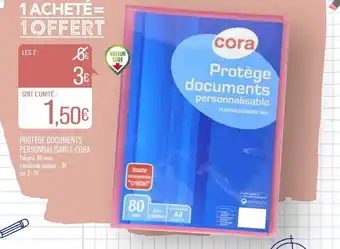 Match Protège Document Personnalisable Cora offre