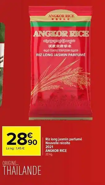 Carrefour Riz long jasmin parfume offre