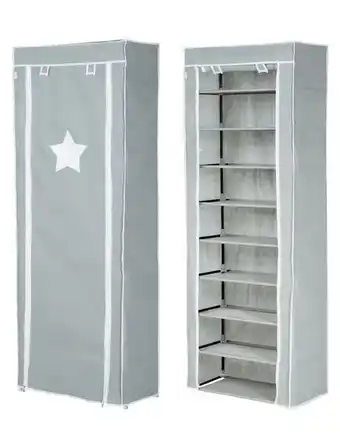 KIABI Armoire de rangement à 9 compartiments en tissu - 'roba' little stars offre
