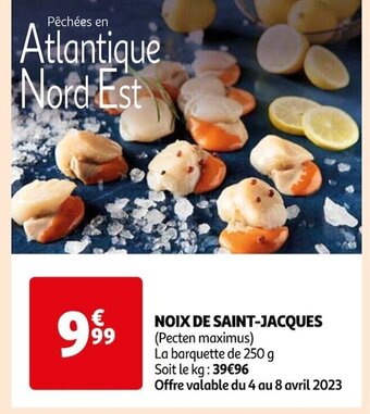 Auchan Supermarché Noix de saint jacques offre