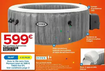 Castorama Intex spa gonflable baltik offre