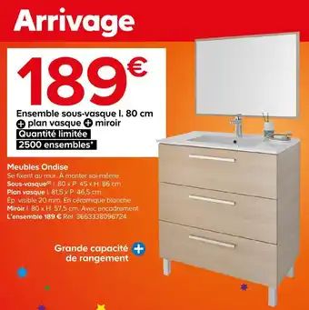 Castorama Meubles ondise offre