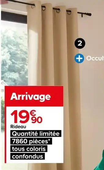 Castorama Rideau occultant notte offre