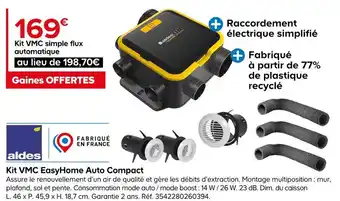 Castorama Aldes kit vmc easyhome auto compact offre