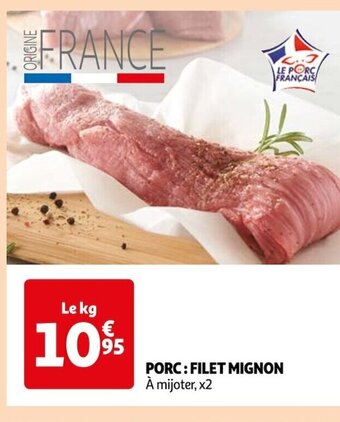 Auchan Supermarché Porc filet mignon offre