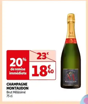 Auchan Supermarché Champagne montaudon offre