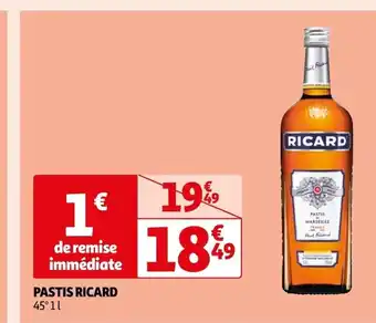 Auchan Supermarché Pastis ricard offre