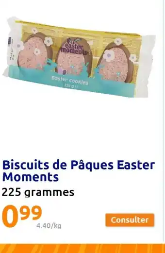 Action Biscuits de paques easter moments offre