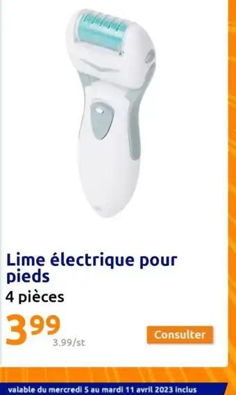 Action Lime electrique pour pieds offre